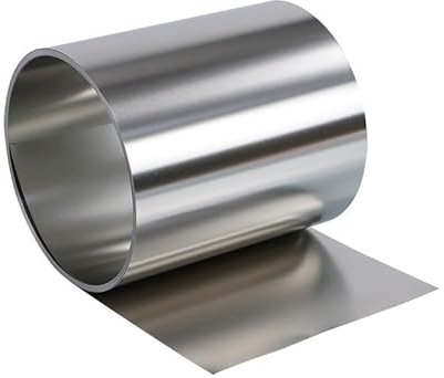 Tira de lámina de acero inoxidable 316L de 1 m, lámina de acero inoxidable de 1000 mm de longitud, placa fina de acero inoxidable 1 pieza(0.01x100x1000mm)