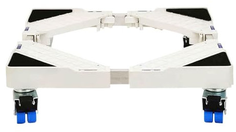 MQZHUK Verstellbare Kühlschrank Untergestell Beweglich Sockel, mit Räder, Roller Transportroller, Bei Statischen Geräten,Länge 50-75cm,Breite 42-65 cm， (11.5cm-1)
