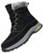 Generico Stivali Gomma Donna Stivaletti Neri Donna Stivali Stivali da Neve da Uomo Stivali da Neve Alti da Uomo Scarpe da Ginnastica Casual alla Scarpe Casual Scarponcini Trekking Donna (Black, 38)