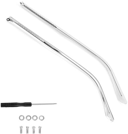 Glasses Replacement Temple, Eyeglass Arms Legs, Glasses Repair Kit Eyeglasses Replacement with Screws,Screwdriver, Clear