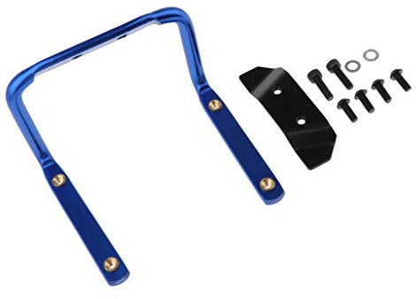 Double Rack Water Bottle Cage Holder Bicycle Seat Post Saddle Rack Blue