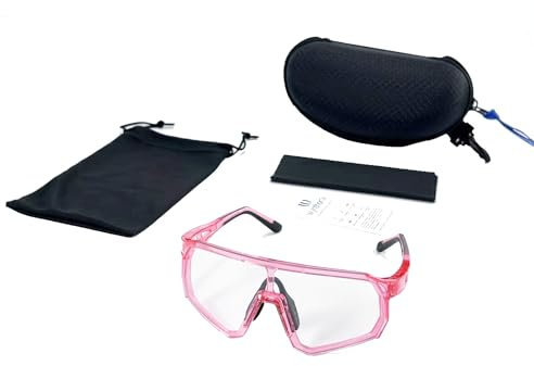 Wynthorix Pickleball-Brille für Damen und Jugendliche, Schutzbrille, ANSI Z87.1, Tennis, Squash, Racquetball, Größe M, Rosa