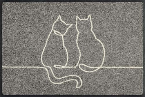 w+d Design Lovetails 40x60cm, innen und außen, waschbar, Grau