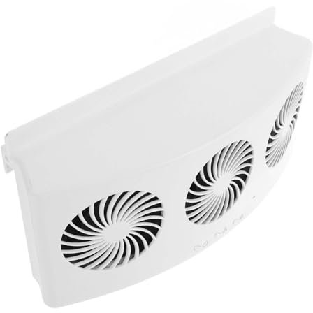 SOLUSTRE Solar Car Window Vent Fan Solar Powered Auto Cooler for Heat Reduction and Air Circulation Easy Installation Quiet Fit for All Vehicles
