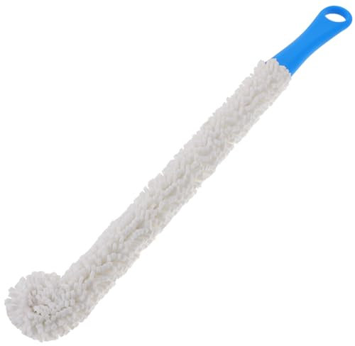Zerodeko Flexible Decanter Cleaner Brush with Long Handle and Soft Bristles for Wine Glasses Narrow Neck Bottles and Household Cup Cleaning