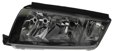 EDA PREMIUM auto Scheinwerfer, Frontscheinwerfer Links 6Y1941015P passend für SKODA FABIA 1999-2007 ohne Motor, elektrisch, Schwarz, ECE