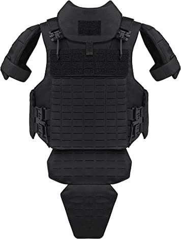 BrightBud UTA Rhino D-Defense Taktische Schutzweste, Militär Plattenträger Weste mit Flammhemmend, Laser-Cut & Schnellverschluss, Taktische Weste Herren für CS Spiel, Paintball, Airsoft & Einsatz