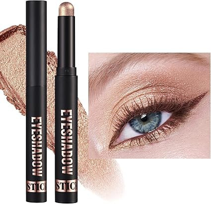 Crayon wasserdicht Eyeshadow Stick, Shimmer Cream Eyeshadow Bleistift, dauerhaft wasserdicht und nicht blühend Pearlescent Eyeliner (16#)