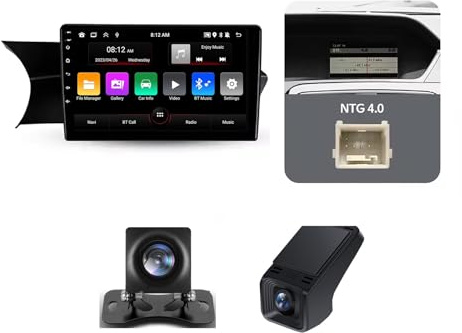 Radio con Pantalla táctil de 9 Pulgadas para Mercedes-Benz Clase C W204 C204 S204 (2011-2015) - Android 13, CarPlay, Android Auto, GPS, Bluetooth 5.0, cámara Trasera, DVR, 4G, WiFi, ecualiza