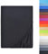 NatureMark - Mikrofaser SPANNBETTLAKEN zum Sparpreis! viele Größen und Farben Markenware (90x200-100x200 cm, schwarz)