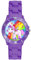 Taffstyle Kinder-Armbanduhr Analog Quarz mit Silikon-Armband Zahlen Einhorn Kinderuhr Lernuhr Sport-Uhr Rainbow Lila