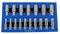 US PRO Tools 3/8 DRIVE DEEP SOCKET SET Metric 8 to 24mm 12 point in EVA Foam