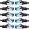 BIGtec - 10 Stück - 20m CAT.7 Gigabit Patchkabel Netzwerkkabel schwarz Kupferkabel Patch Ethernt LAN DSL Kabel CAT7 (RJ45, Cat 7, S/FTP PIMF) 20,00m
