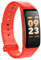 Atlanta Fitness Tracker mit Herzfrequenz GPS Pulsmesser Blutdruck Sauerstoff Farbdisplay Smartwatch Armband Uhr 9702 (Rot)