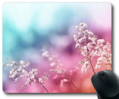 (Alfombrilla de ratón Gaming Mouse Pad) Personalizado Romántico Pink Tree Antideslizante Comfort Gaming Mouse Pad Durable Regalo de Oficina Accesorio