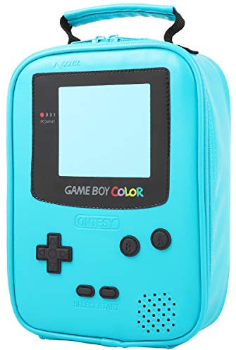 ONTESY Gameboy Lunchtasche aus Leder - Wiederverwendbare wasserdichte Thermotasche für Jungen, Mädchen, Kinder, Kleinkinder, Teenager - Mini-Kühltasche für Picknick, Schule, Kindertagesstätte