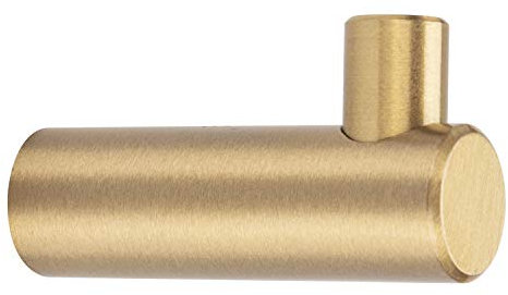DOKOT 5 Stück Kleiderhaken Messing Wandmontage Garderobenhaken Wandhaken Gold für Wohnzimmer Schlafzimmer Dekoration