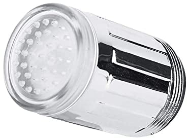 MAGT LED Küchen Wasserhahn, 3-Farben-LED-Farbwechsel Küchenarmatur Temperaturfühler Spültischarmatur Dusche Stream-Sensitive Wasser-Hahn-Hahn For Küche