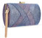 zebrum Damen-Clutch, Abendtasche, Designer-Handtasche, Handtasche, Damen-Party, Hochzeit, Clutch, Elegante Quaste, glänzendes Violett