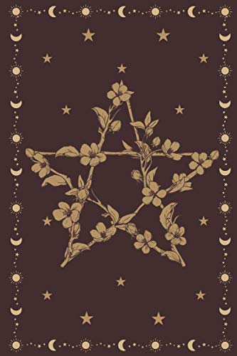 Witchcraft Notebook: Blank Lined Witch Journal With A Vintage Pentogram Design Makes A Great Wicca Gift