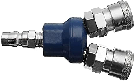 2 Way Quick Connector 0.90 Luftkompressor-Verteiler Multi Schlauchkupplung Pneumatische Werkzeuge Hardware Zubehör