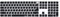 XSKN Silikon-Tastaturabdeckung für Apple 2021 iMac Magic Keyboard mit Touch-ID und Ziffernblock A2520, nicht für A3119, arabische Sprache, Schwarz