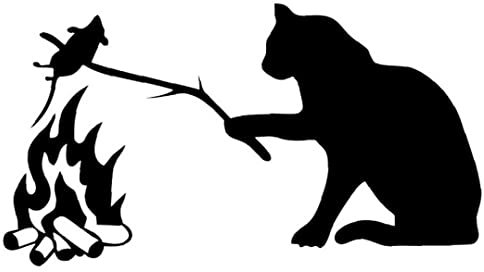 Danlai Vinylauto Aufkleber Katzen wasserdichte Kühle wasserdichte Abnehmbare Aufkleber Selbstklebender Auto-autoaufkleber Emblem-Aufkleber