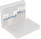 10 pezzi Punte Fresa Unghie, Punte Fresa Unghie, Set di punte per unghie, punte per rimuovere le cuticole in ceramica per principianti, con scatola di immagazzinamento a 20 fori