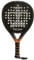Black Crown - Pala de Padel Piton Attack 16k - Forma lágrima - Superficie Rugosa - Potencia - Peso 355 gr - Marco 38 mm 80% Fibra de Carbono - Resistente - Golpes agresivos - Nivel Avanzado