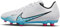 Nike Jr Vapor 15 Club Fg/MG, Scarpe da Calcio, Bianco Baltic Blue Pink Blast, 32 EU