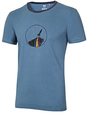 Ocun Herren Classic Organic Rainbow Rocket T-Shirt Funktionsshirt Outdoor-Shirt