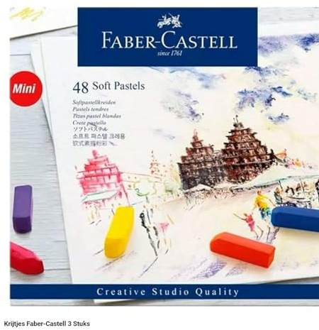 Faber-Castell Creative Studio Kurzes weiches Pastell-Set, 48 Farben