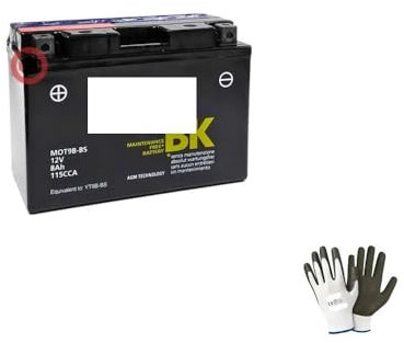 COMPATIBLE WITH YAMAHA YZF R6 (RJ03/RJ05/RJ09) 600 anno 2004 YT9B-BS MAGNETI MARELLI BATTERY READY TO USE CHARGED TO FIT ON THE MOTORCYCLE 8 AH AMP 12V 150X70X105MM