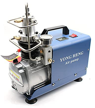 Pompe à air électrique - 30 MPa - Compresseur haute pression pour fusils PCP - 220 V, 1,8 KW, 2800 tr/min