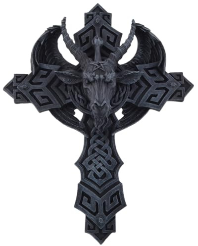 VOGLER Joh. Vogler GmbH Mystisches Wandrelief Baphometschädel auf Kreuz