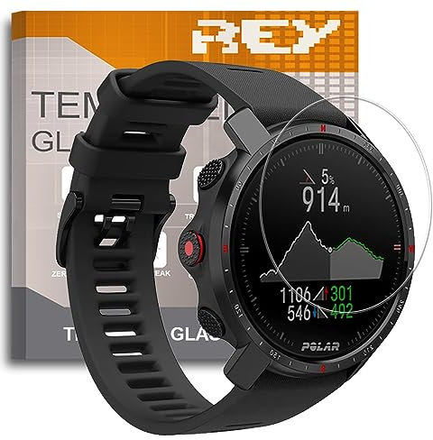 REY Pack 6X Displayschutzfolie für Polar GRIT X PRO, Premium-Qualität