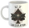 Just The Shirt Unique Gothic Ace of Calculator Mug with Rock and Roll Ace Motif Gift for Heavy Metal Professionals, 11 oz Ceramic Mug