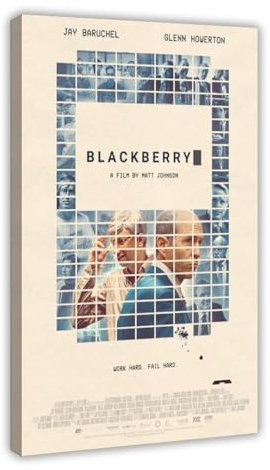 EYEZER Filmposter mit Brombeermotiv, für Schlafzimmer, Sport, Landschaft, Büro, Raumdekoration, Geschenk, Rahmen-Stil, 20 x 30 cm