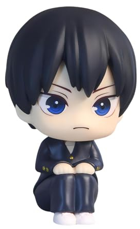 Epitome Anime Figuren Haikyuu Charaktere: Hinata ShōYō Und Kageyama Tobio Hinata ShōYō Hinata ShōYō Kageyama Tobio Niedlich Großer Kopf Sitzend Modell Ornamente Pvc Statue 10Cm (Kageyama Tobio) 36