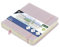 Kangaro Art Skizzenbuch 12x12cm Violett PU Hardcover 80 Blatt 140 Gramm cremefarbenes Papier