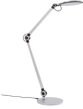 Lindby LED Tischlampe 'Nyxaris' (Touchdimmer) dimmbar (Modern) in Alu u.a. für Arbeitszimmer & Büro (1 flammig,) - Tischleuchte, Schreibtischlampe, Nachttischlampe, Touch Lampe