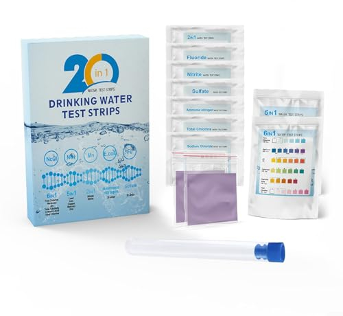 Detect Heavy Metals, Nitrate, Fluoride 20 in 1 Trinkwasser Test Kit