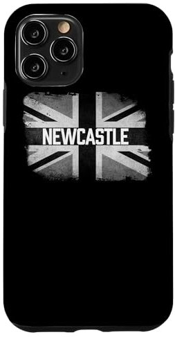iPhone 11 Pro Newcastle | British United Kingdom Black & White Flag UK Case