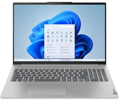 Lenovo IdeaPad Slim 5 Gen 9 Ordenador Portátil 16 2K OLED (Intel Core Ultra 7 155H, 32GB RAM, 1TB SSD, Intel AI Boost, Wi-Fi 6E, Win 11 Home, Office de Prueba) Teclado QWERTY Español, Gris Claro