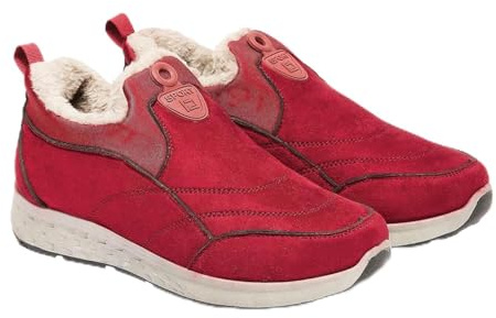 Coopers of Stortford Womens Fleece-Lined Trainers | Black, Burgundy, Grey | UK 4-8