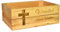 CHICCIE Holzkiste Personalisiert Kreuz mit Wunschtext - Gravierte Erinnerungskiste Taufe Konfirmation Kommunion