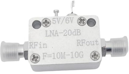 Rfeeuubft Amplificatore A Banda Larga LNA 10M-10G con Planarità P1dB=20dBm G=20dB Amplificatore di Uscita A Basso Rumore