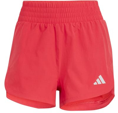 adidas Women's Tech Pacer Workout Woven Shorts, Pure Ruby, L 5 inch