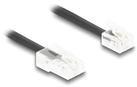 DeLOCK Telefonkabel/Spiralkabel RJ11 St. zu RJ45 St. 2m S.