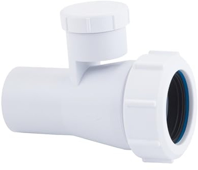 McAlpine 1 1/4 Anti Siphon Adaptor - White